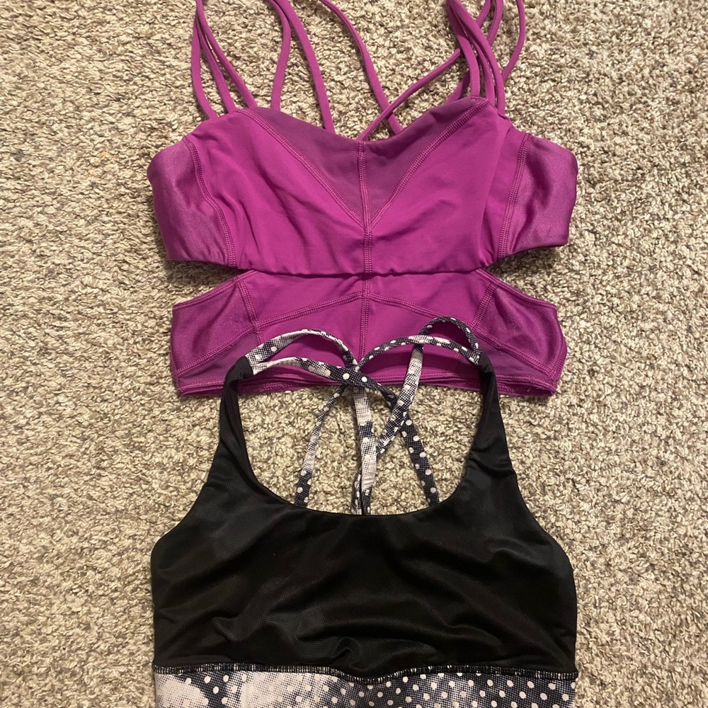 Lululemon size 4 sports bras